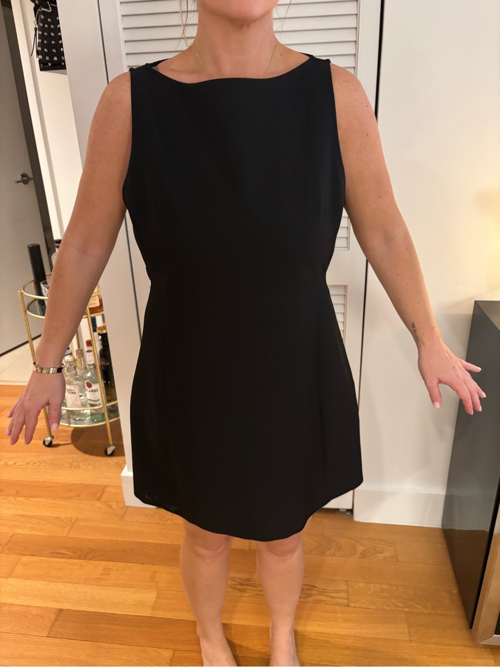 Zara Black Sleeveless Mini Dress